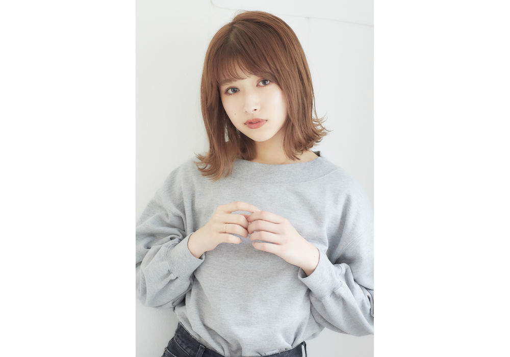 ヘアスタイル正面