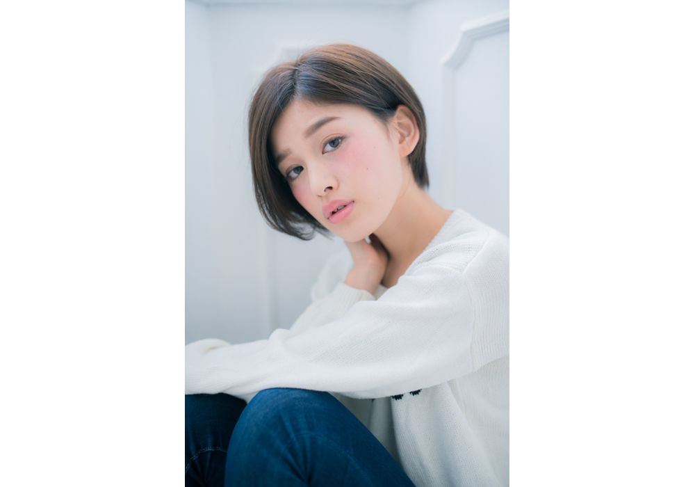 ヘアスタイル正面